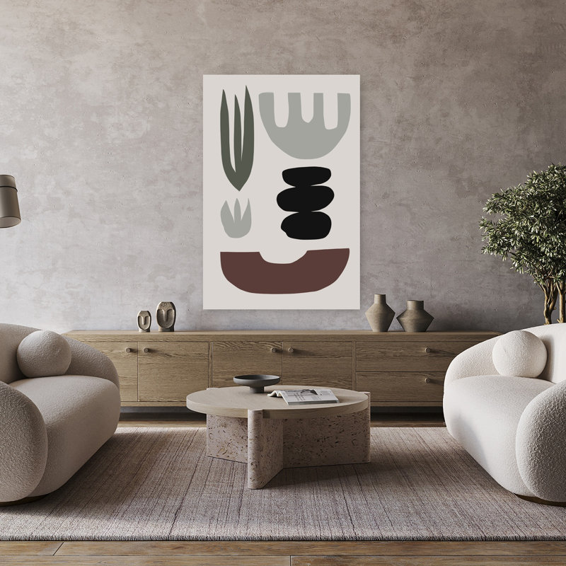 Art contemporain contemporain abstrait, H 48 po x l 32 po