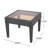 Outdoor Antibes Wicker Side Table,Accent Table-2078365810