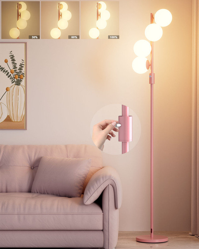 Lampe sur pied à DEL 64 po Markala
