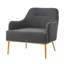 Fauteuil d'appoint Virelli Modern Chenille-1675135910
