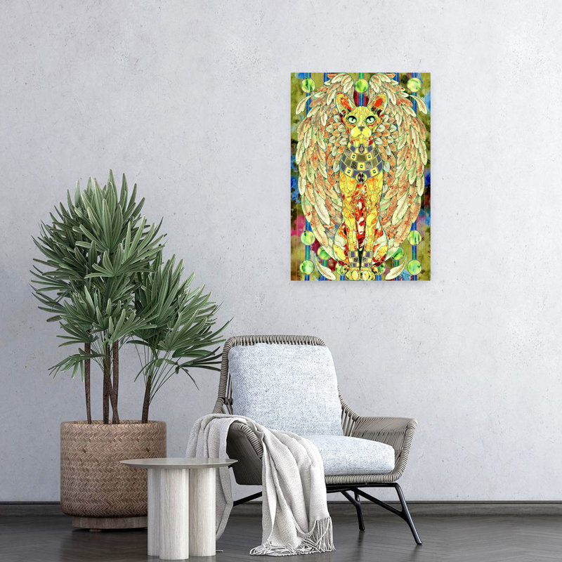 Art contemporain, art mural contemporain, H 24 po x l 16 po