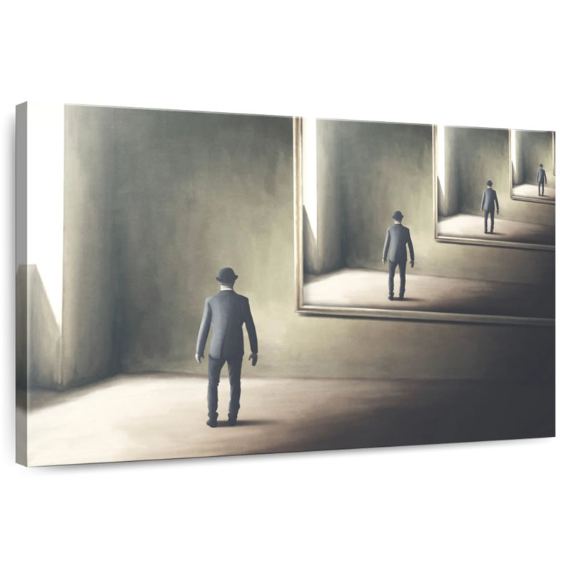 Kelan Infinite Man, 32" H x 48" W