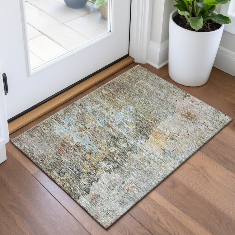 Premium Machine Washable Barry AMF1234 Abstract Rug
