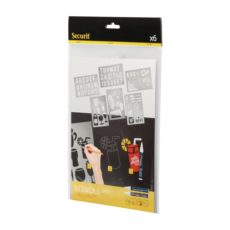Transparent Plastic Stencil