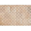 Tapis brun en cuir de vache Luneta