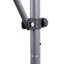 Auvent de patio 118 po - capacité de charge de neige de 5 lb Avec housse de rideau de porte avec cadre en métal et toile imperméable avec option de hauteur réglable