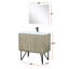 Ensemble de meuble-lavabo rustique en acacia P 20 po, comptoir en quartz, robinet et miroir 28 po-2038229516-2038229513