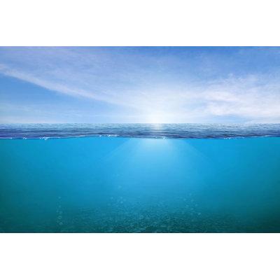Blue Water - Wrapped Canvas Print