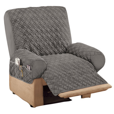 Housse pour fauteuil inclinable à coussins en T