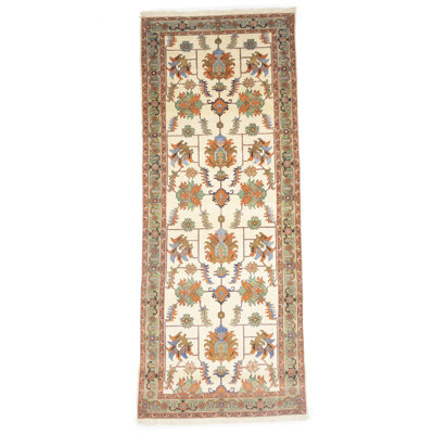 Tapis de couloir oriental crème 7X17