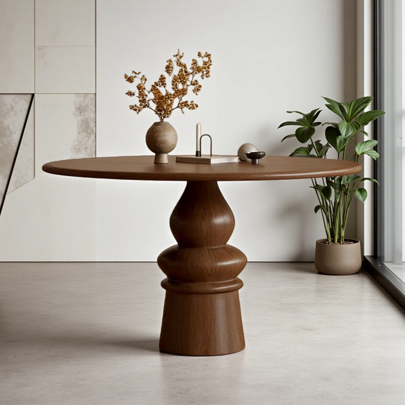 Table de salle à manger French Minimalist Design, Noyer
