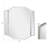 Ohemaa Contemporary Bi-Fold Curved Vanity Mirror