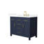 Beckett 42" Freestanding Single Bathroom Vanity with Quartz Top-2141986265-2141986212-2141986213