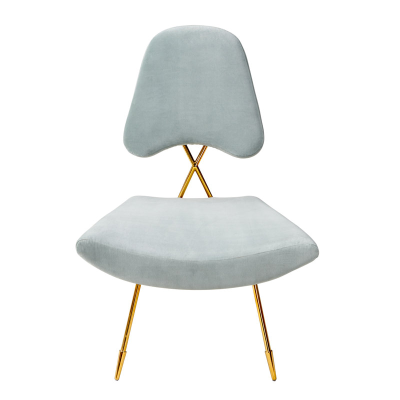 Maxime Lounge Chair, Lido Celadon Velvet