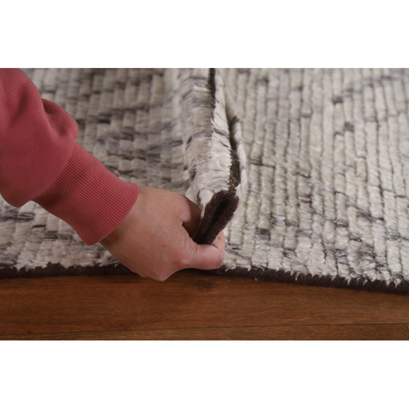 Tapis oriental géométrique marocain noué à la main 5 x 8