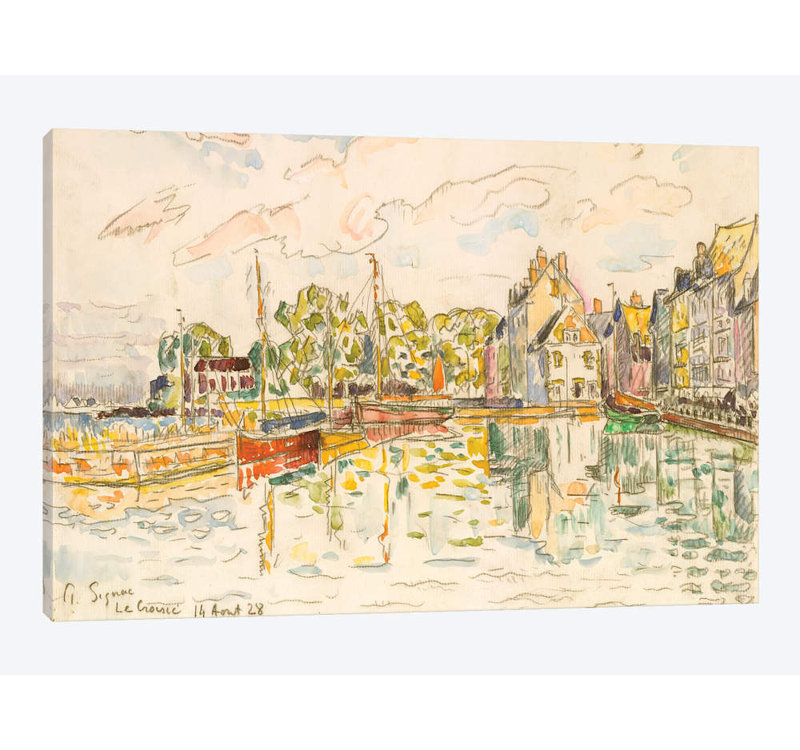 " Le Croisic I " by Paul Signac, 12" H x 18" W x 1.5" D