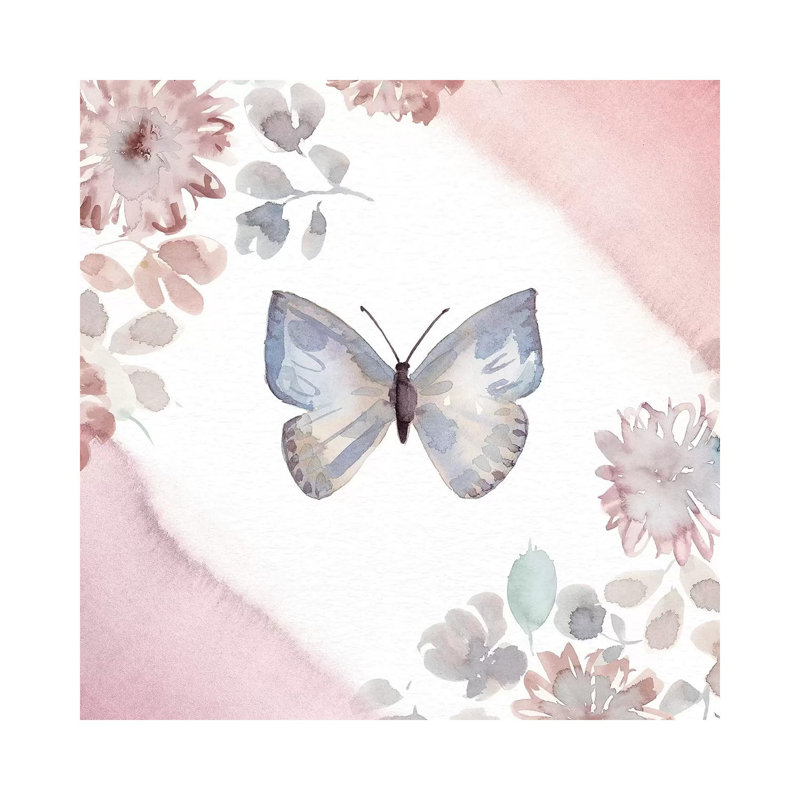 Purpose Butterfly II by Stephanie Ryan - Painting on Canvas, 66.04cm H x 66.04cm W x 3.81cm D, Wrapped Canvas