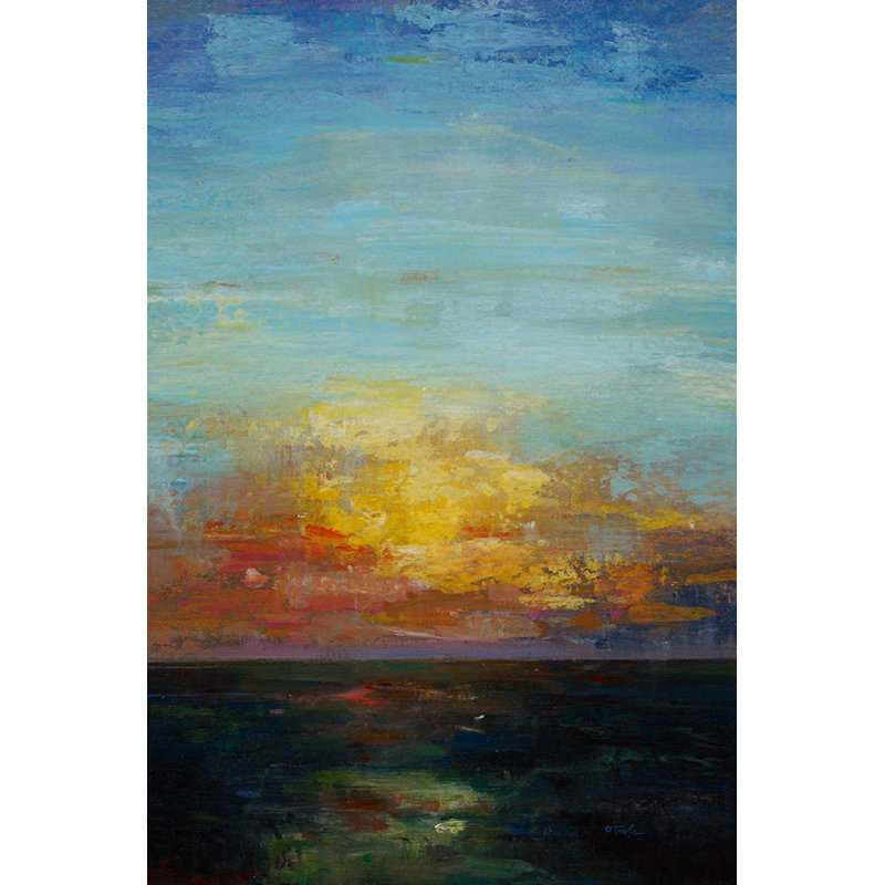 Sun Glow I Print by Chelsea Art Studio, 60" H x 40" W x 1.5" D, Outdoor