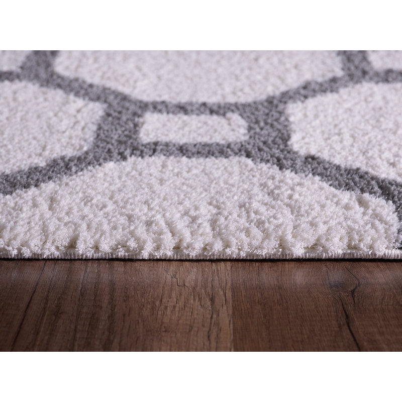 Kempf Geometric Indoor Rug, Rectangle 6'7" x 9'6"