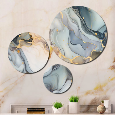 Abstract Wall Decor on Metal