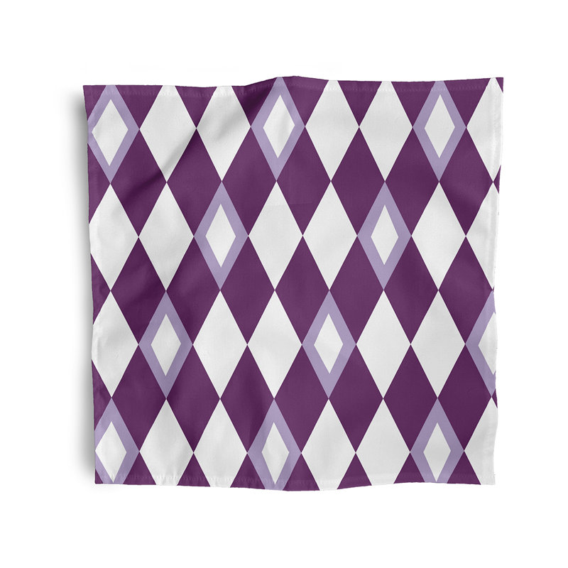 Ladler Harlequin Napkins, Purple