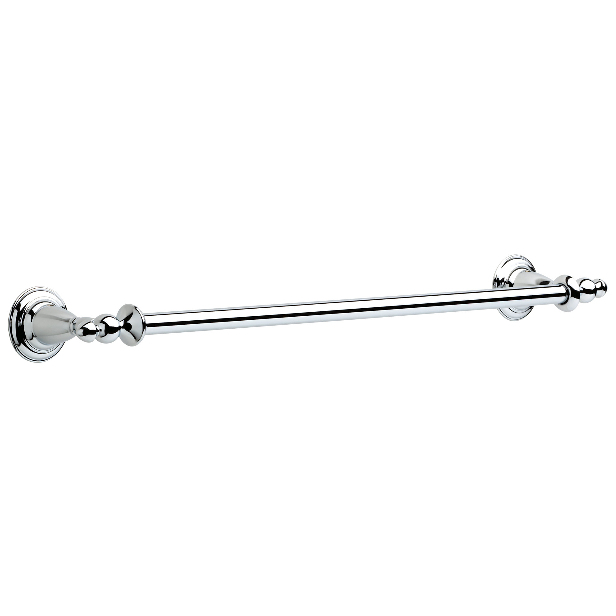 Victorian 19.5" Wall Mounted Towel Bar, Chrome