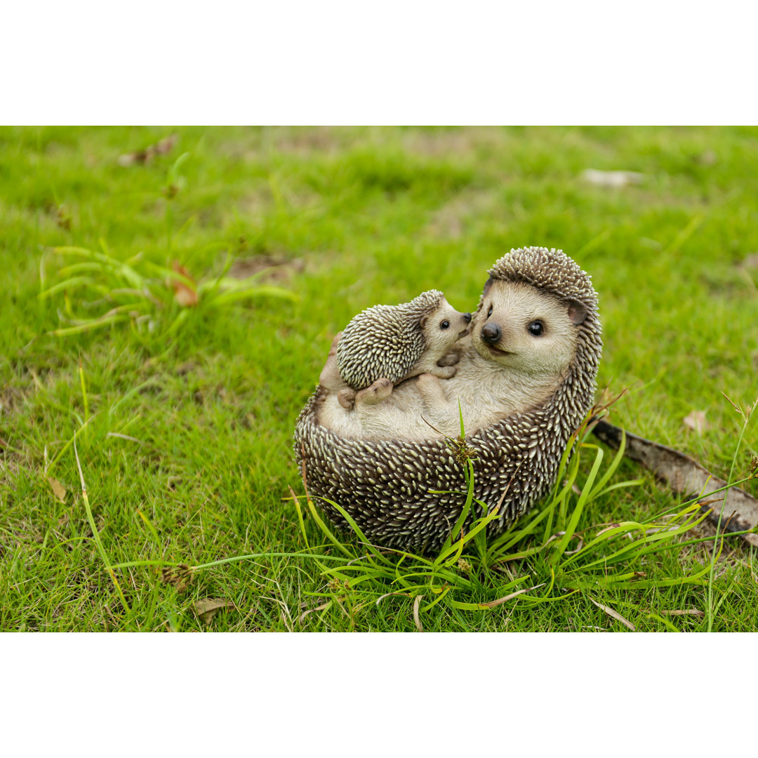 Mother and Baby Hedgehogs on Back Hi-Line Gift Ltd.