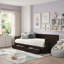 Lit de jour extensible en bois avec lit gigogne et tiroirs de rangement, parfait pour une utilisation polyvalente et peu encombrante-457563328