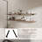 60 Inch Long Floating Shelf For Wall, Set Of 2 Large Wall Mounted Shelves With Metal Brackets For CD DVD Storage, Movies, Media, Video Games, And Books