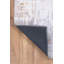 Tapis décoratif rayé gris et beige-1767319486