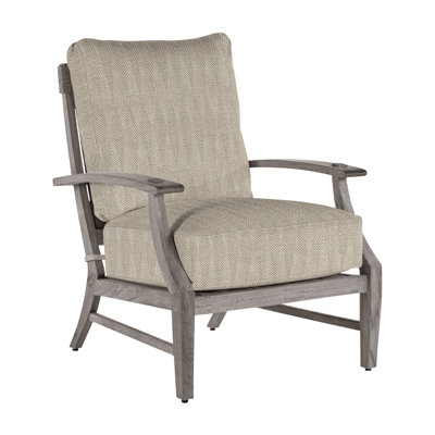 Croquet Teak Patio Chair with Cushions