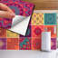 38.1cm W x 38.1cm L PVC Peel and Stick Mosaic Tile