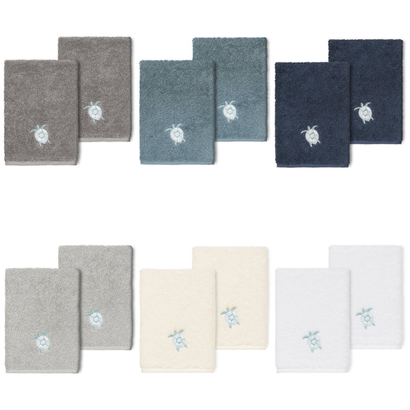 Essuie-mains en coton turc AVA, Gris foncé