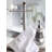 Brushed Nickel 9.5 " Resin 2 - Bar Freestanding Towel Stand