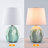 13.5" Ceramic Small Kitchen Counter Lamp Set, Decorative Kids Bedside Lamp-1039250258
