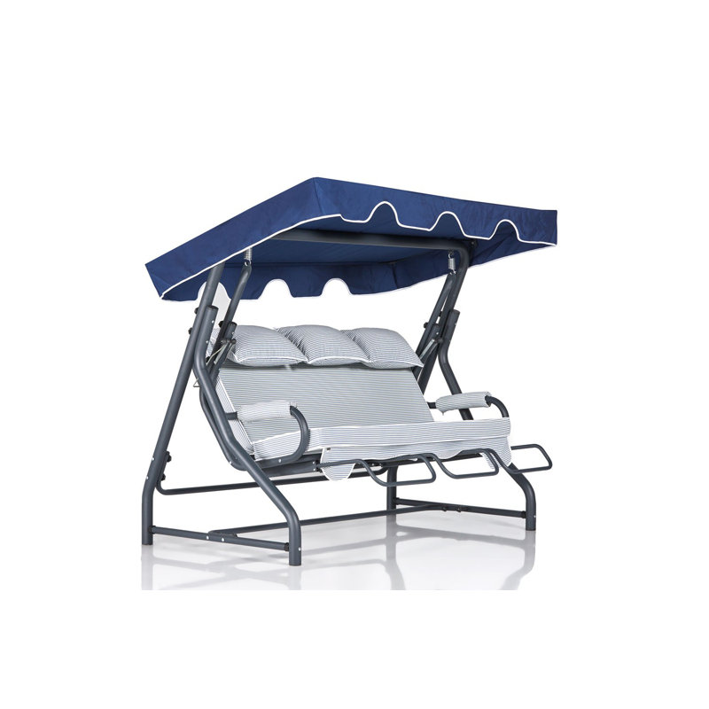 Atlante 3 Person Porch Swing with Canopy