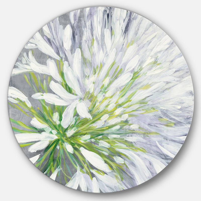 «Flower Cleome Splash II», reproduction d'art sur toile, H 36 po x l 36 po