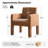 Natalie 26"W Modern Upholstered Fully Assemble Dining Chair With Solid Wood Legs-32886055
