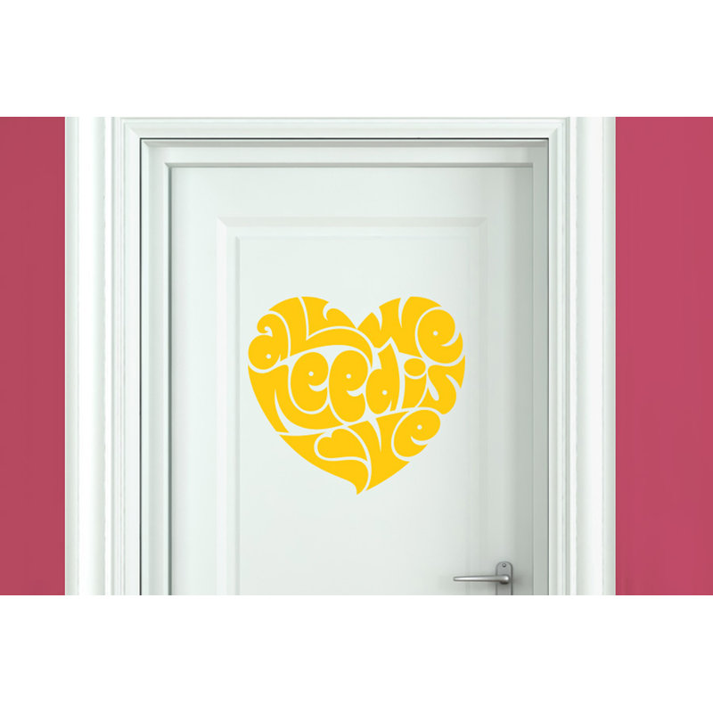 Wall Decal, Dark Yellow