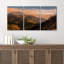 Nature, paysage, montagne dorée, crêtes chaudes, lumière du soir, photographie de paysage, réalisme, décor scénique-104074487-104074489
