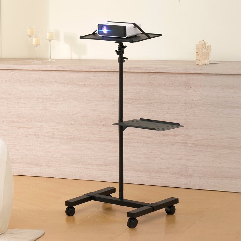 Projector Stand with Wheels Projector Floor Stand Height from 22.8-57.3"