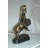 Nifao Bronze Finish Buffalo Horse Remington Inspired Sculpture - Western Decor Statue with Marble Base, Size: 14"L x 6"W x 20"H