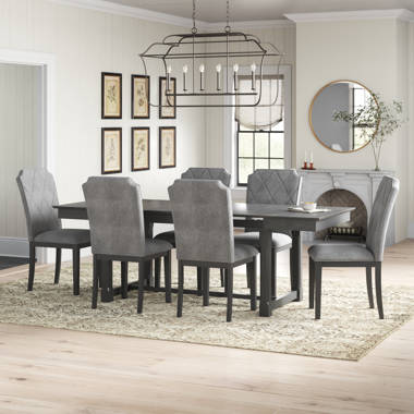 Jeanette Dining Table and 4 Chairs and Bench