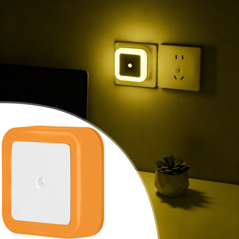 Warm Night Lights Plug Into Wall LED Christmas Light Bulb Bed Lights With Autos Sensor For Kids Bedroom Kitchen Hallway