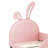 Pink Twin Size Bed With Upholstered Headboard And In-329389618