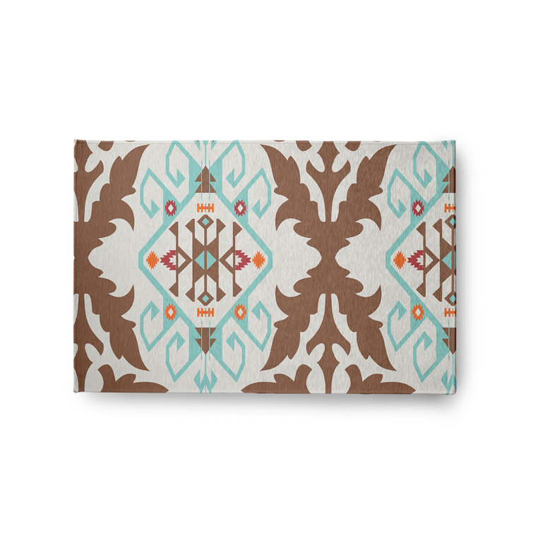Chenille Ikat Indoor Rug