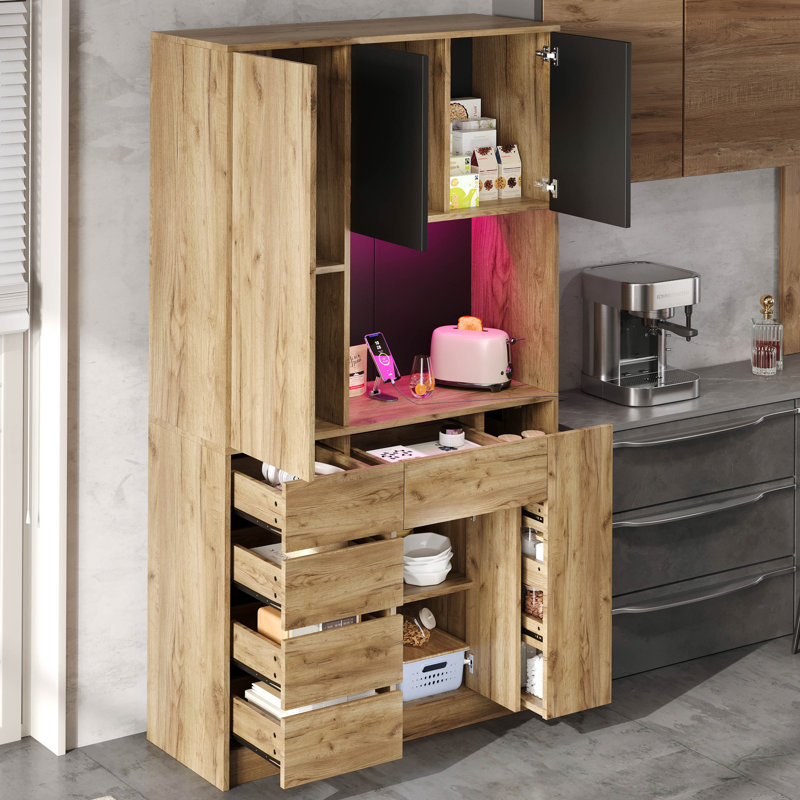185cm Kitchen Pantry