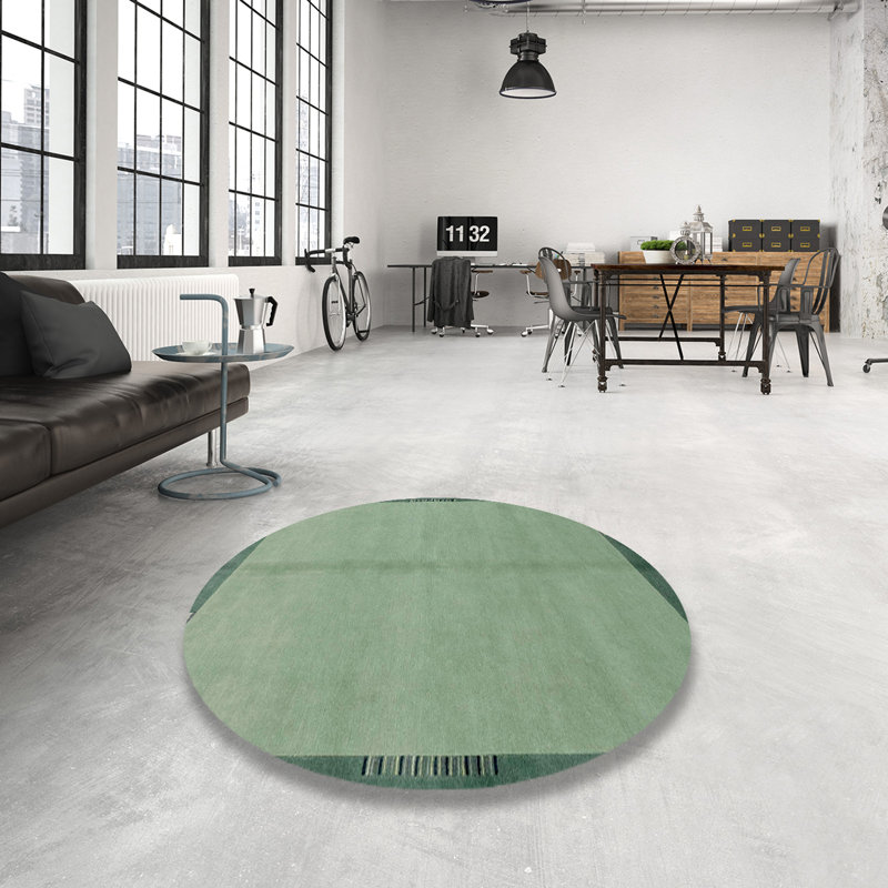 Abstract Indoor Rug, Round 5'