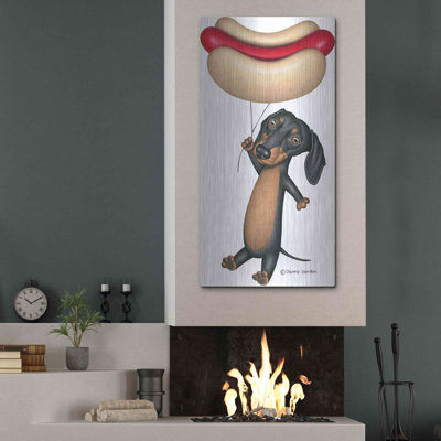 «Black Dachshund Hotdog Balloon» par Danny Gordon