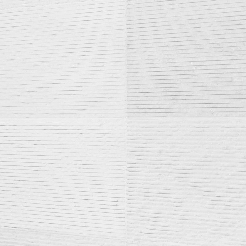 Rakestone 12x24 3D Honed Limestone Stone Tile, Bianco Ice White, Marble, Split Textured